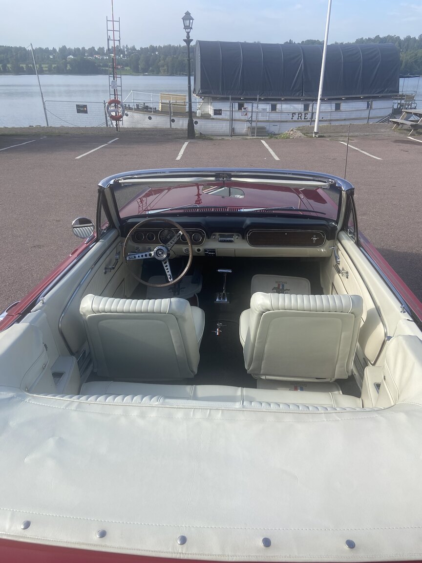 Interiörbild 1966 Ford Mustang Convertible