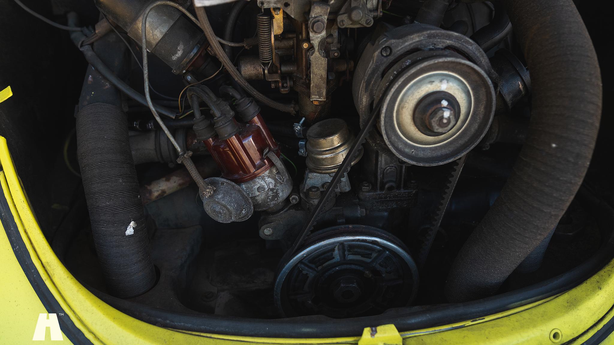 1974 Volkswagen Bubbla 1303LS Cabriolet Svensksåld , Mekanik