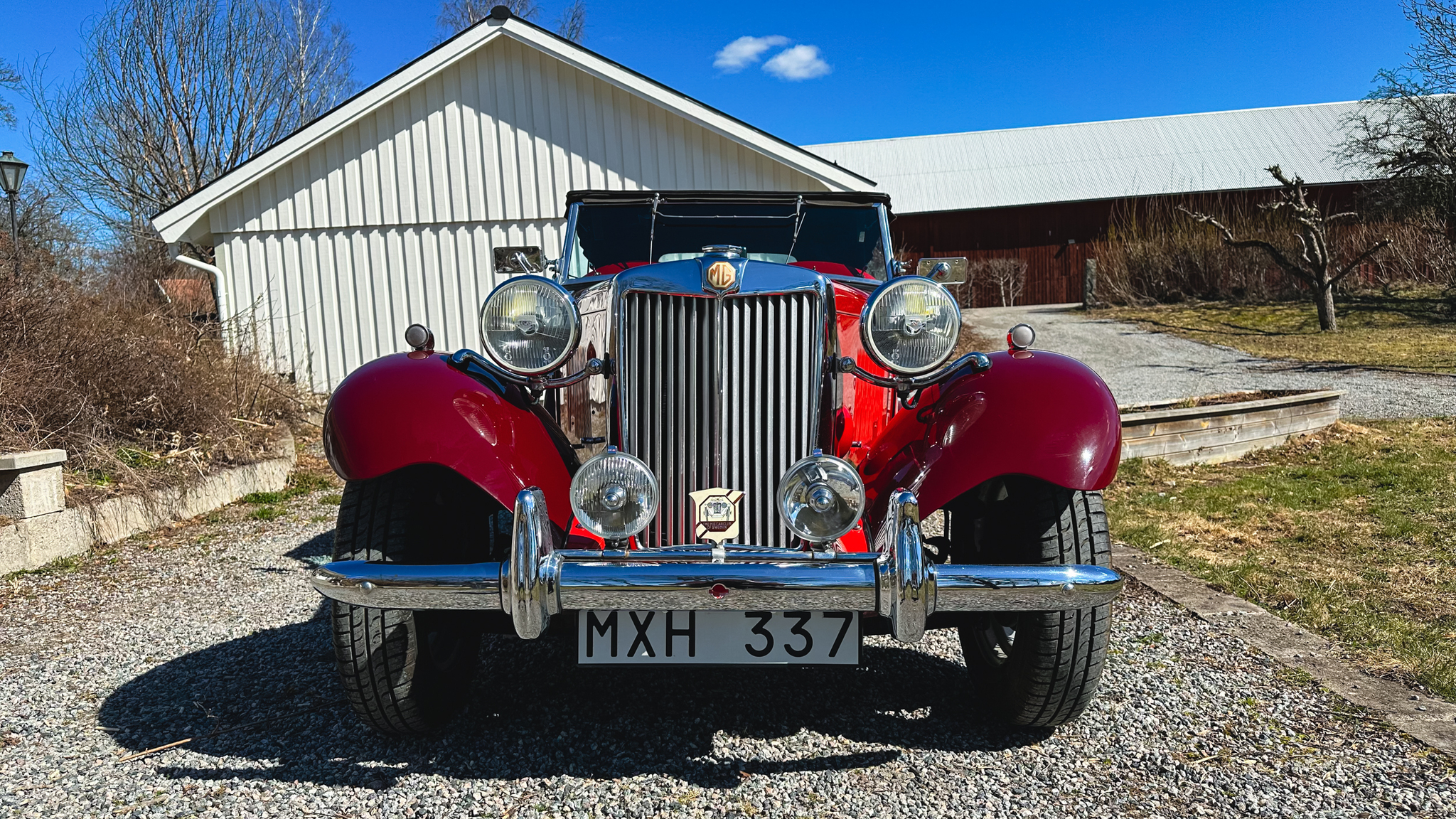Aussenfoto 1951 MG TD MIDGET