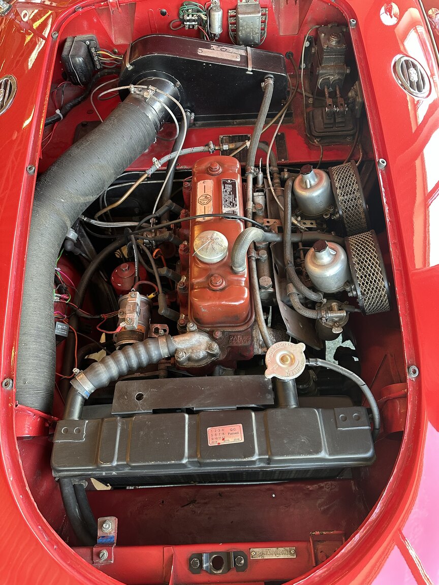 Image of 1959 MG MGA Roadster mechanics
