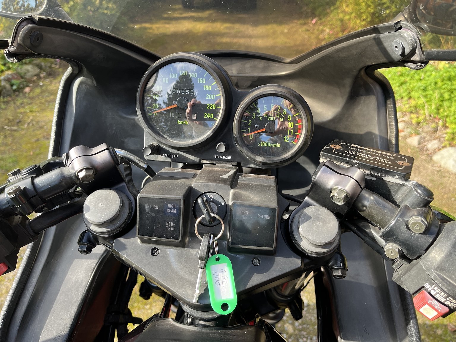 Exteriörbild på 1984 Kawasaki ZX1100 GPZ