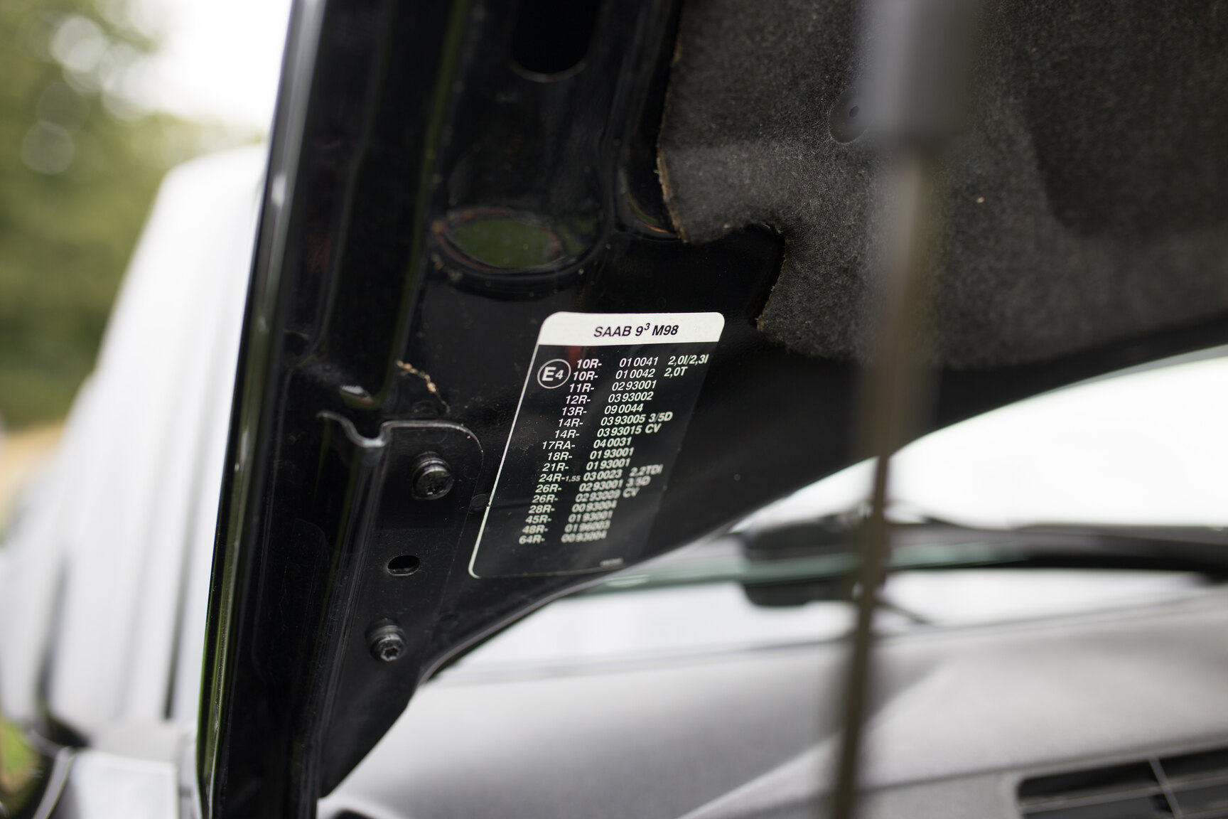 Image of 1998 Saab 9-3 SE 2.0T Convertible mechanics