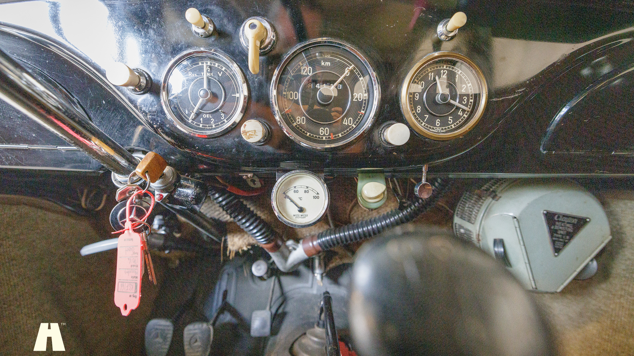 Interiörbild 1950 Mercedes Benz 170 va (22)