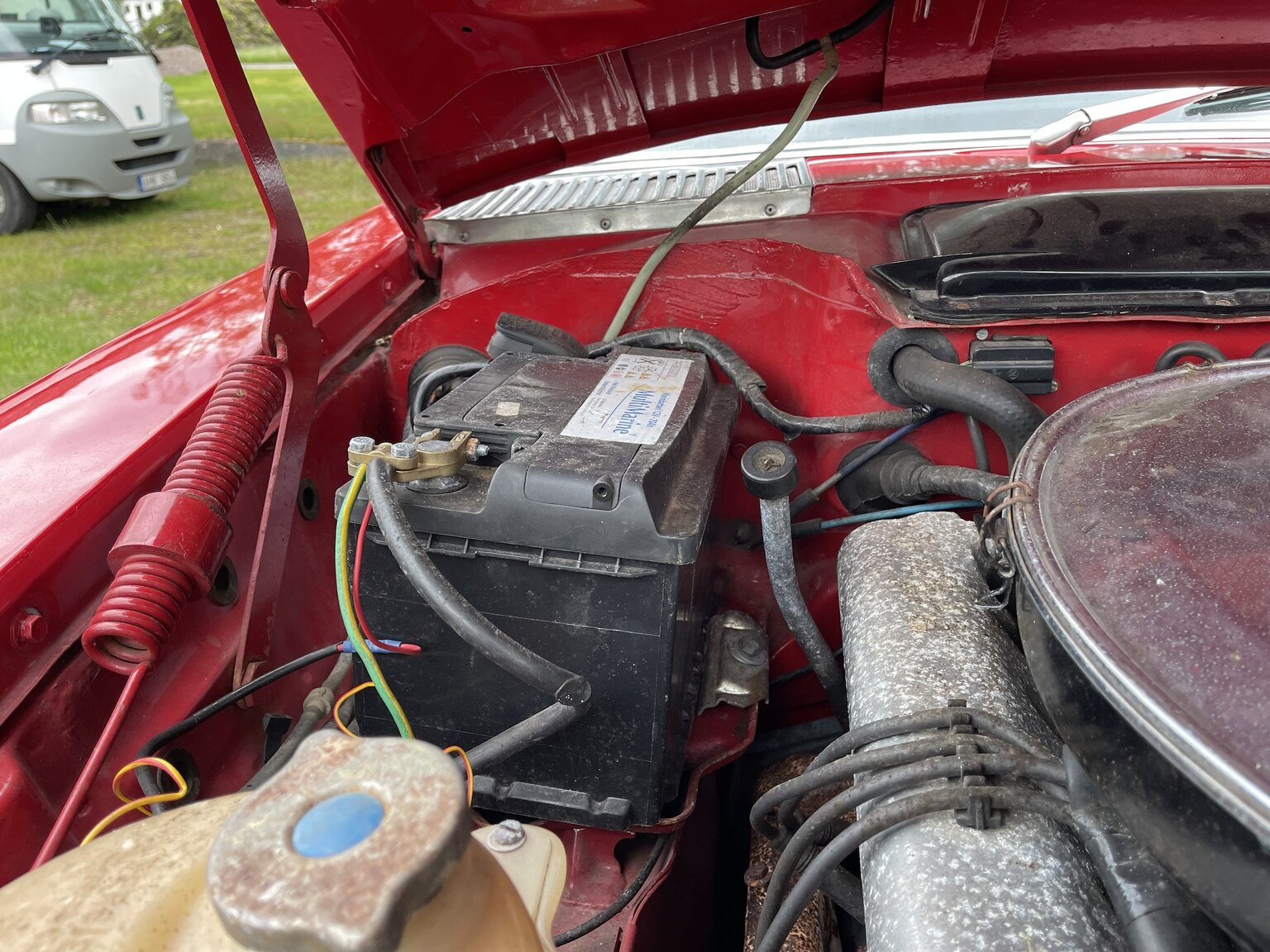 Image of 1973 Mercedes 350 SLC mechanics