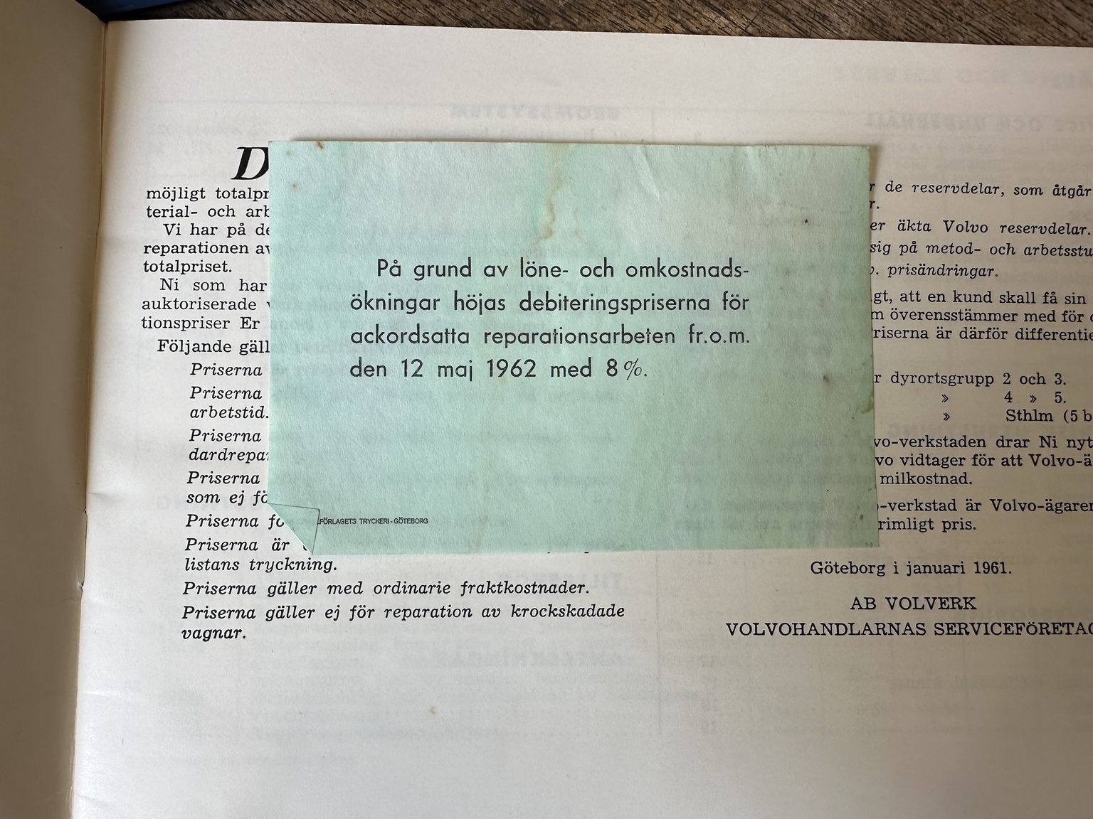 Dokumentation för 1968 Volvo Amazon 121