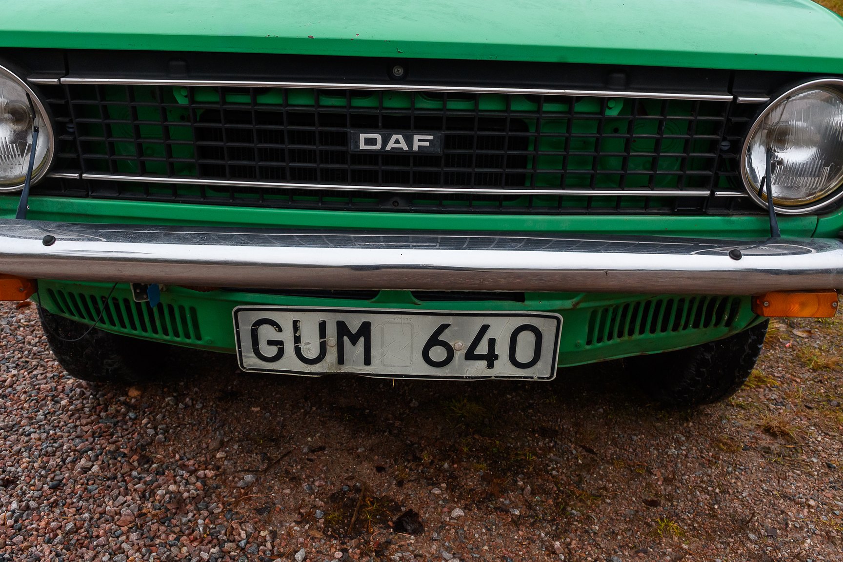Exteriörbild på 1974 DAF 6633 - NO RESERVE