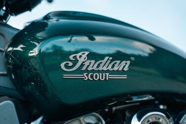 Exteriörbild på 2018 Indian Scout