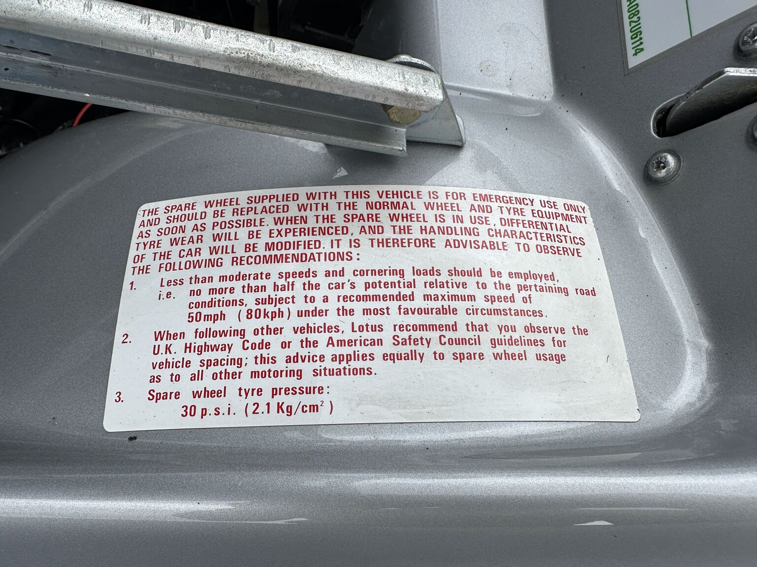 1987 Lotus Esprit S3, Mekanik