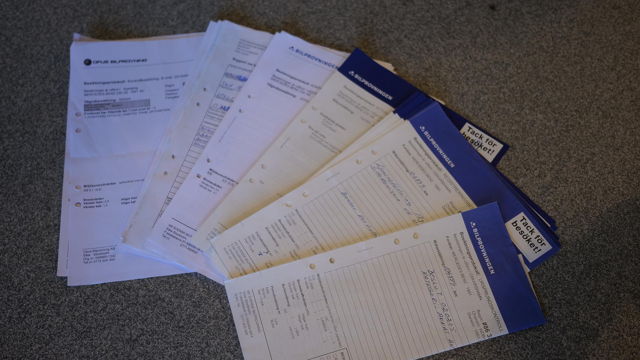 Dokumentation för 1991 Mercedes-Benz G 230