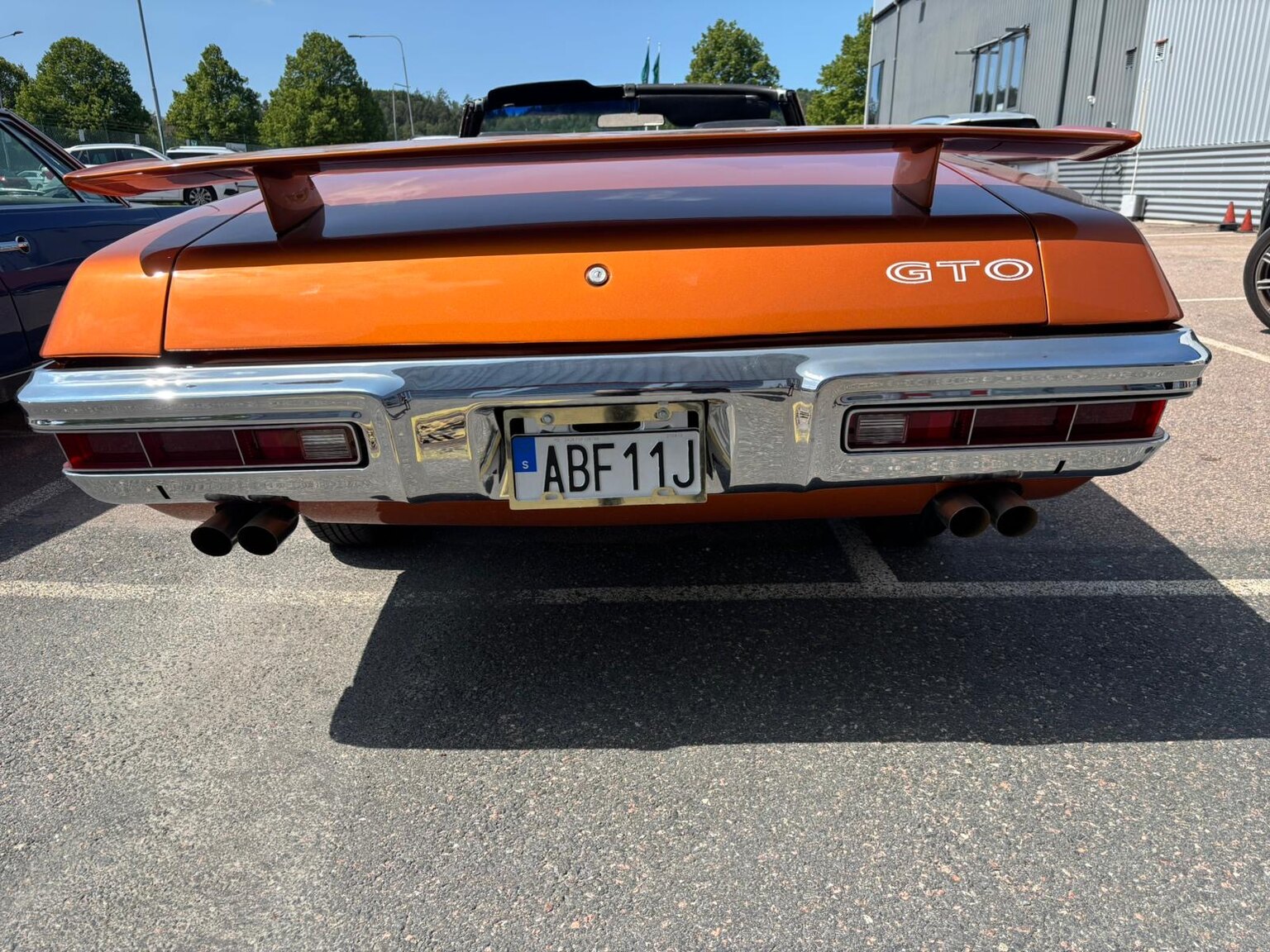Exteriörbild på 1971 Pontiac GTO 455 HO Convertible 