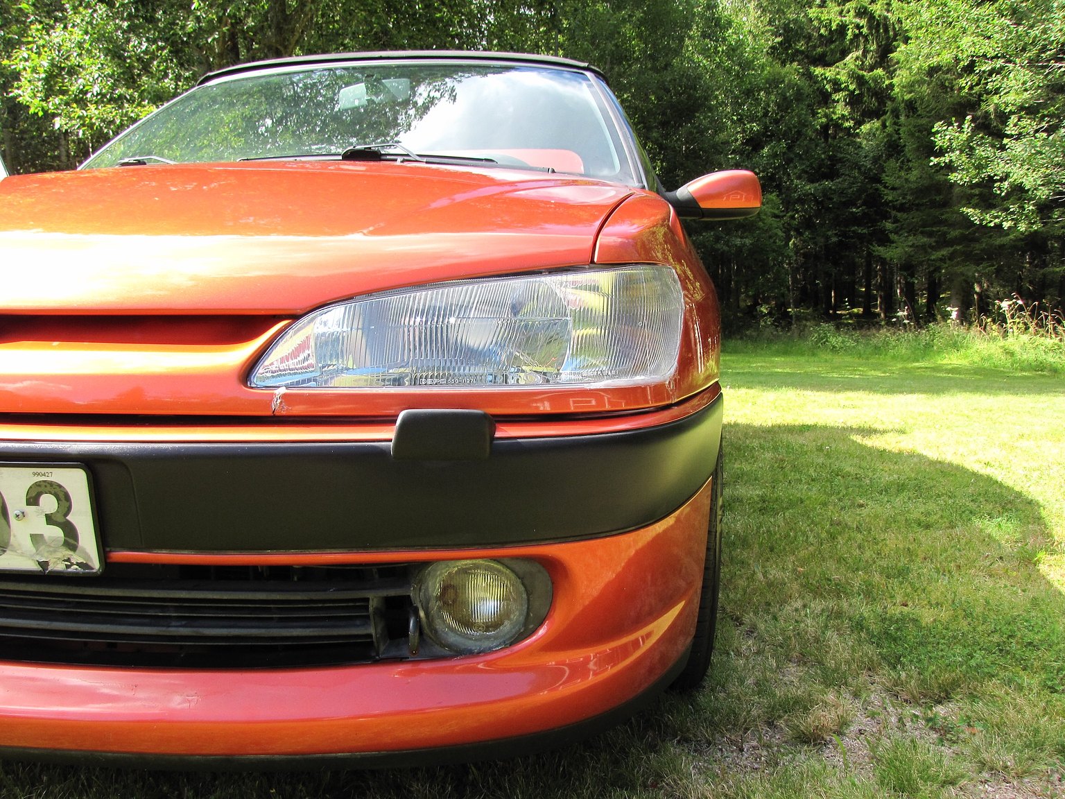 Exterior image of 1999 Peugeot 306 Cabriolet 2.0 Manuell