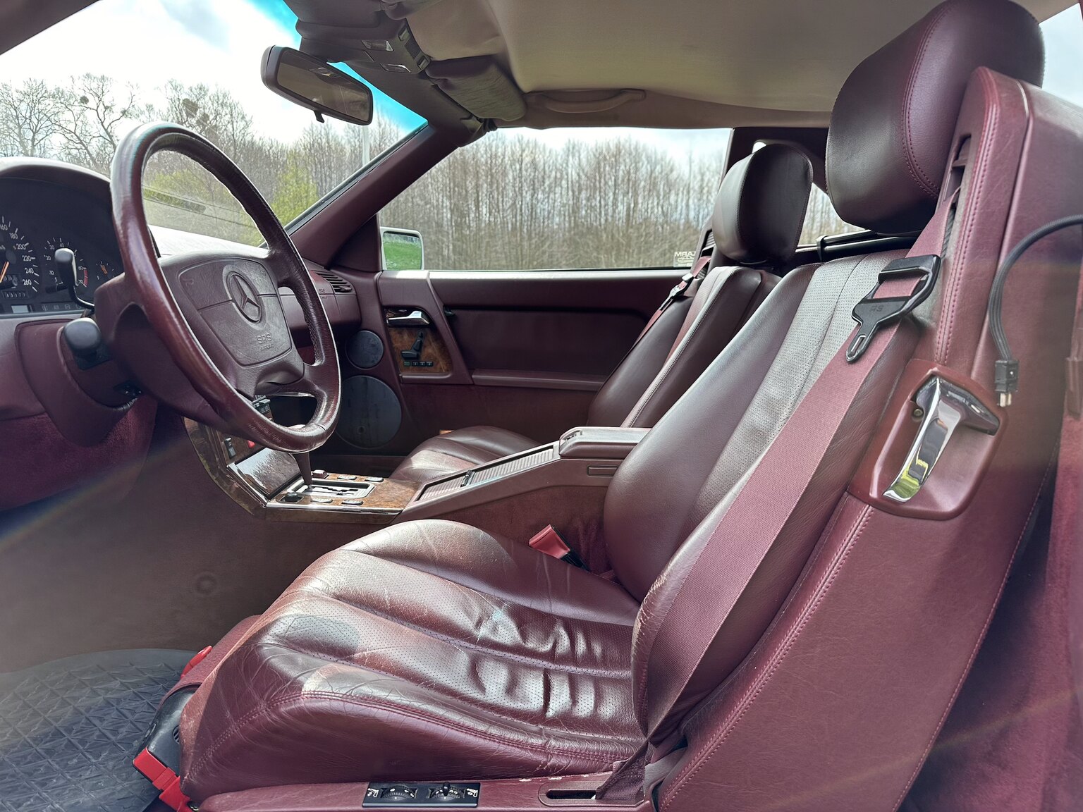 Interiörbild 1992 Mercedes-Benz SL 500