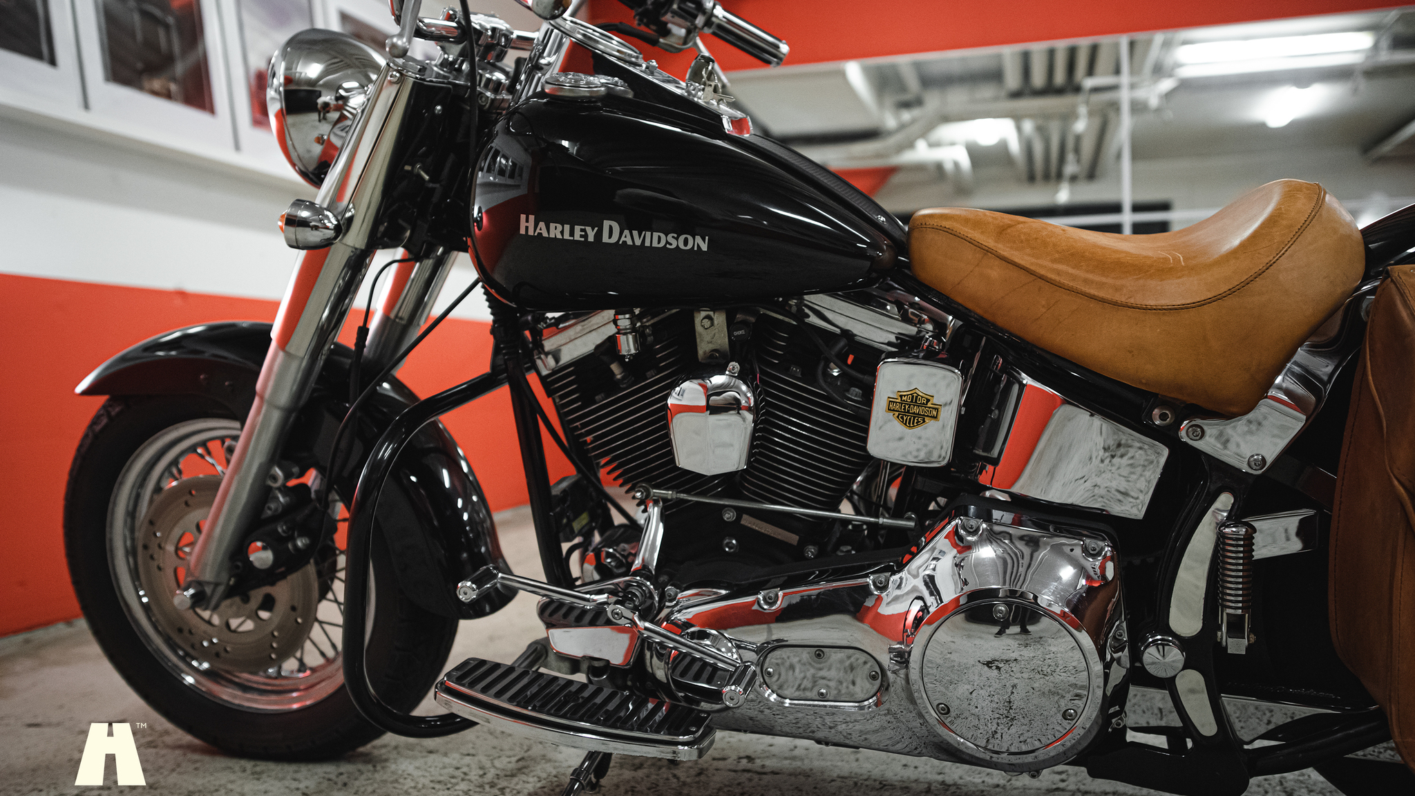 Exteriörbild på 1990 Harley Davidson Heritage Softail Classic Custom