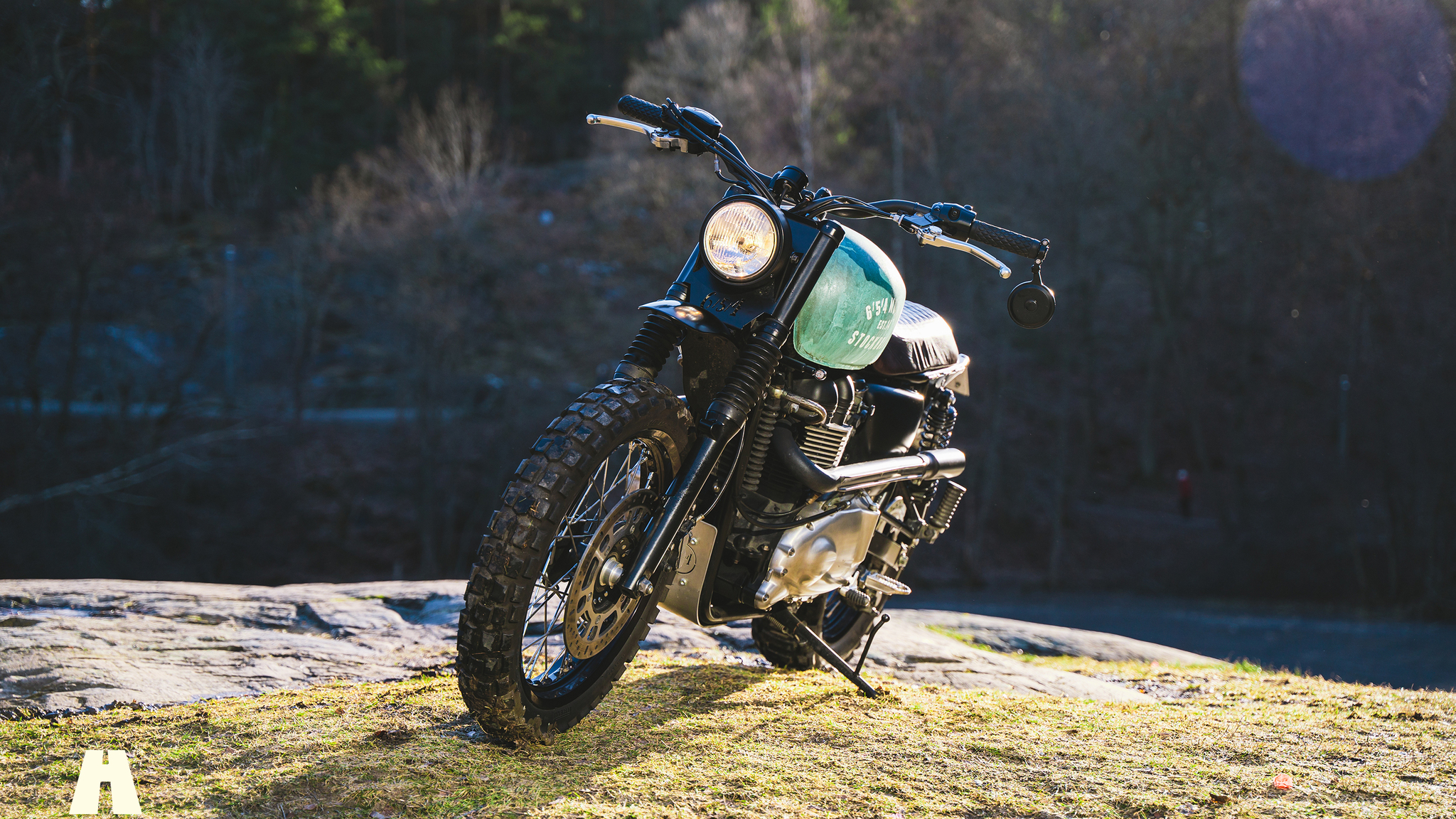 Aussenfoto 2010 Triumph Bonneville T100 "Scrambler" (2)