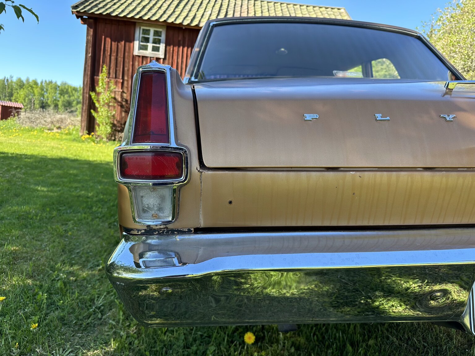 Exterior image of 1966 Plymouth Valiant 100 2-door Sedan