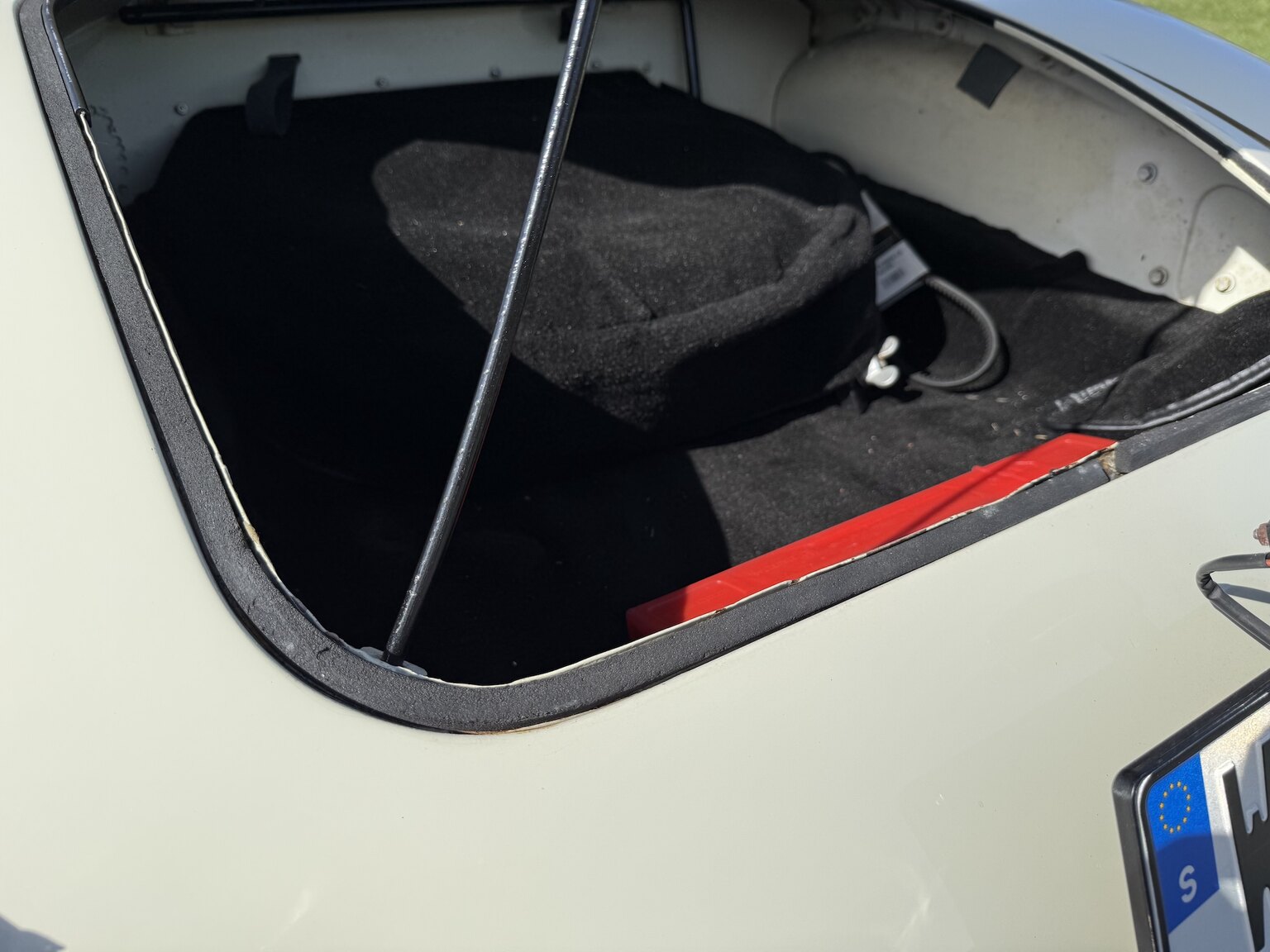 Interiörbild 1959 MG MGA 1500