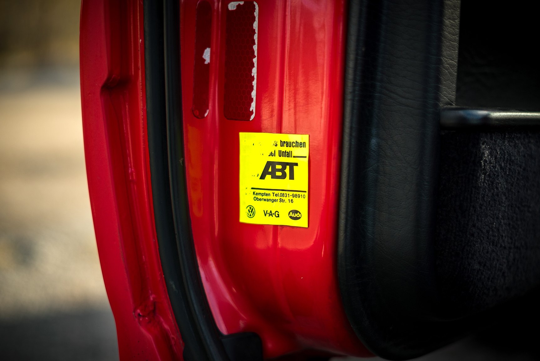 Interiörbild 1992 Audi quattro S2 Abt C5