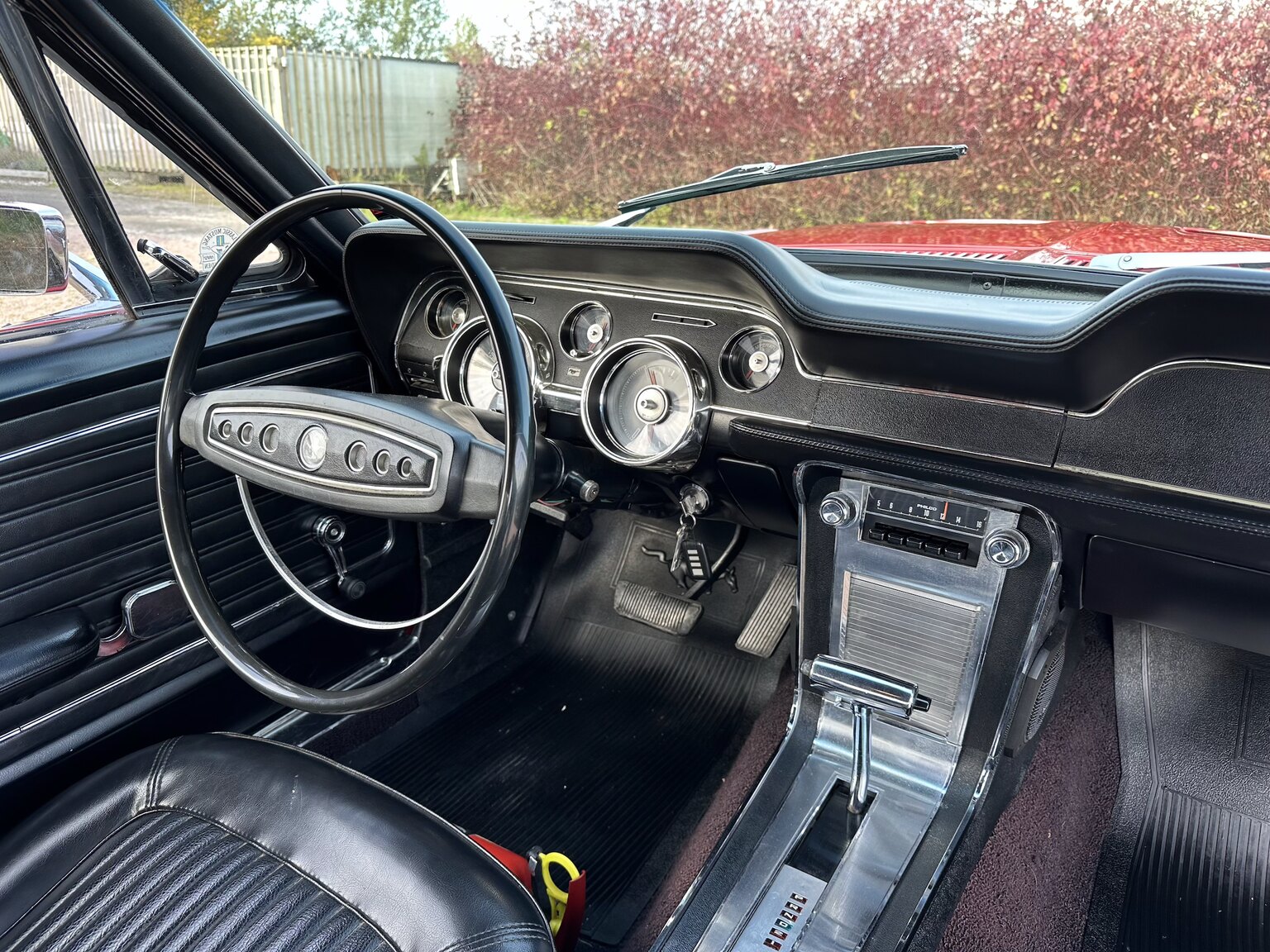 Interiörbild 1968 Ford Mustang Hardtop 3.3