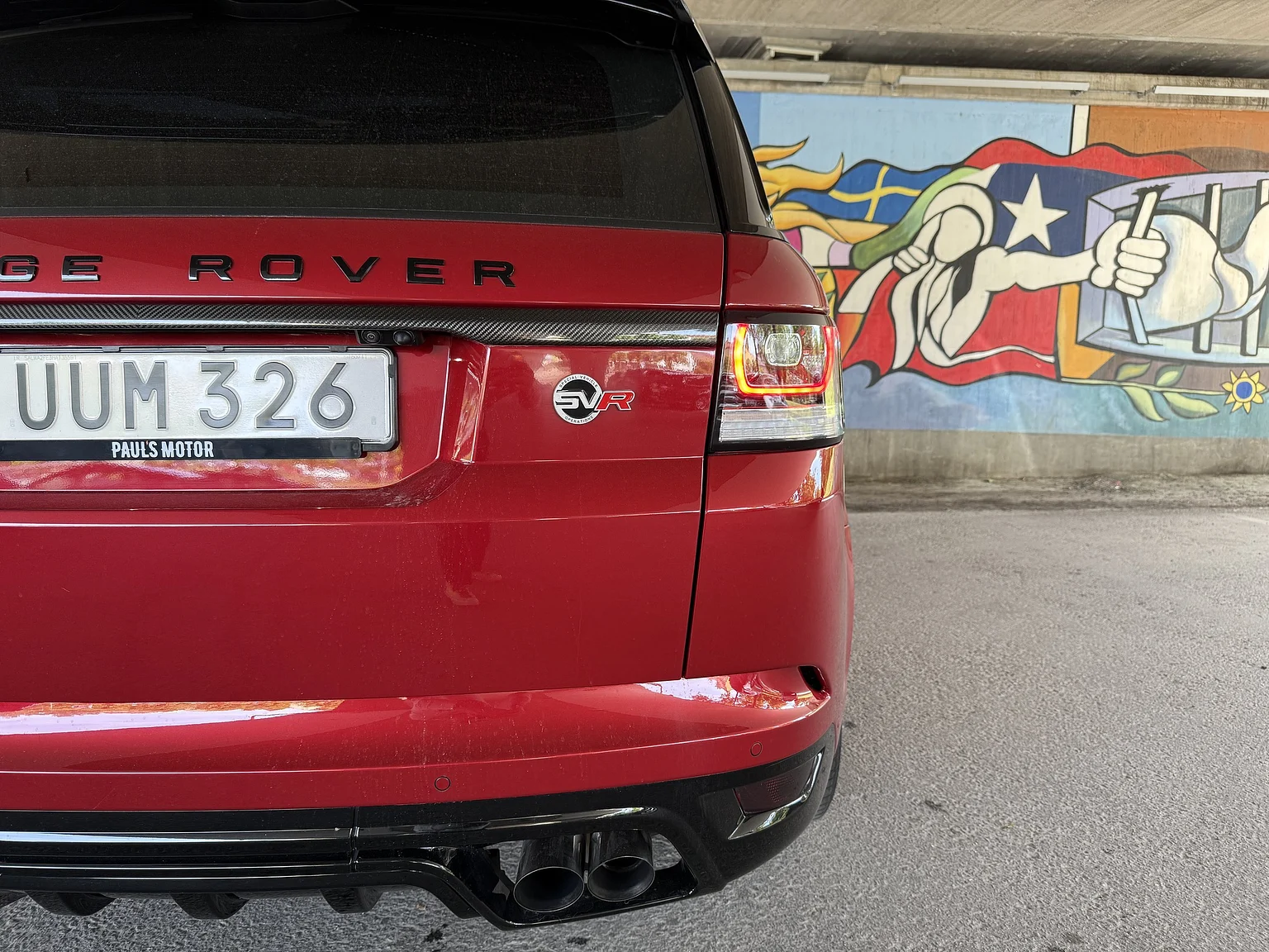 Aussenfoto 2017 Range Rover Sport SVR (30)