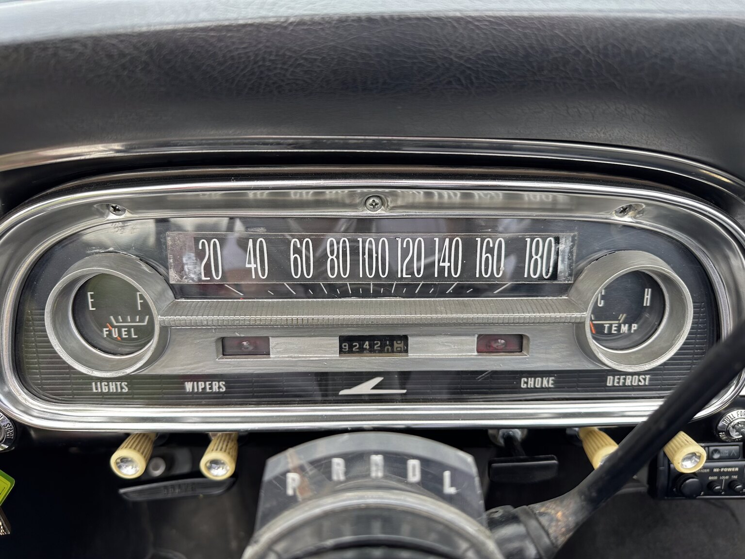 Innenraumfoto von 1963 Ford Falcon Futura Convertible