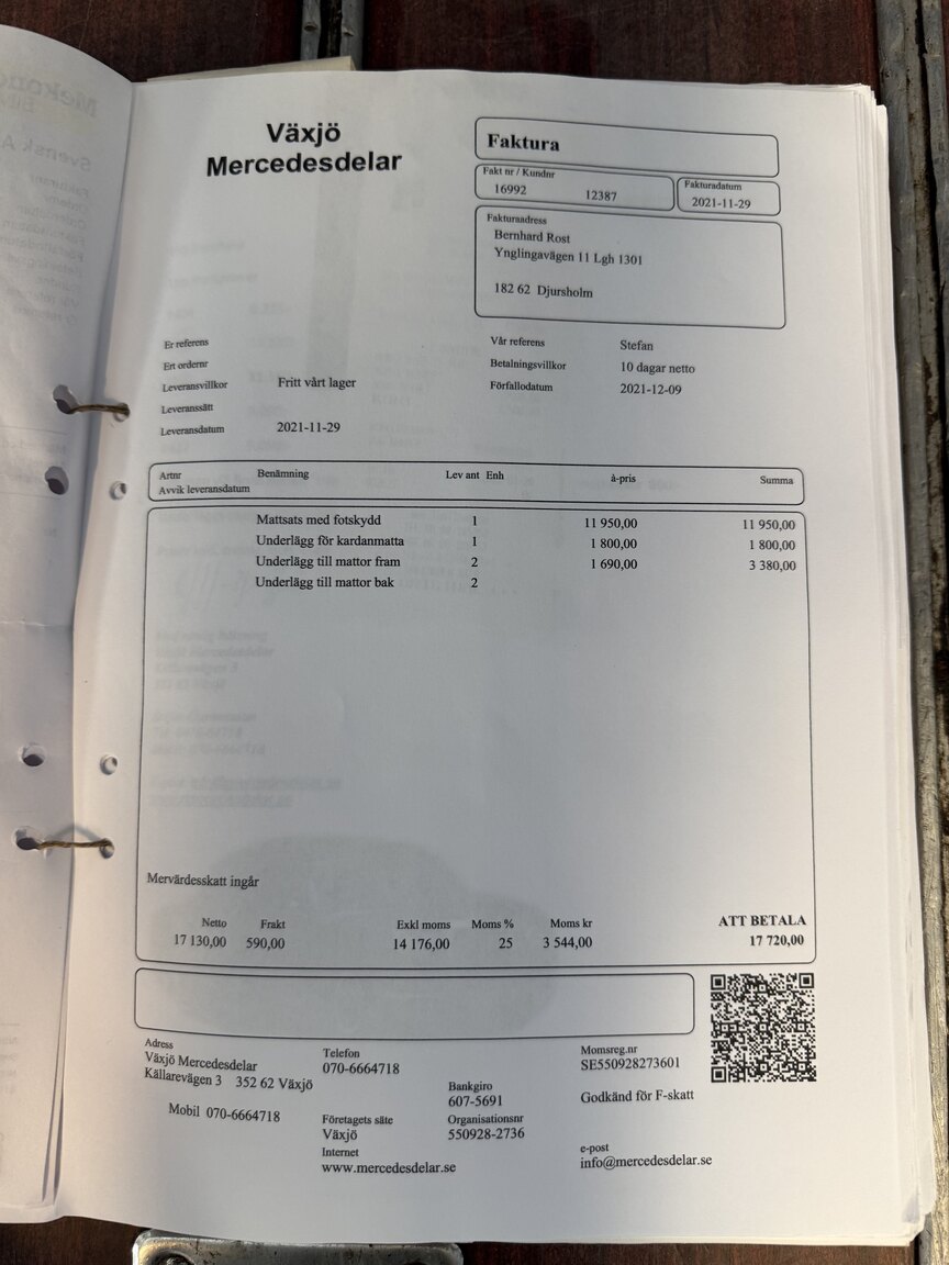 Documentation for 1967 Mercedes-Benz 230 Safari