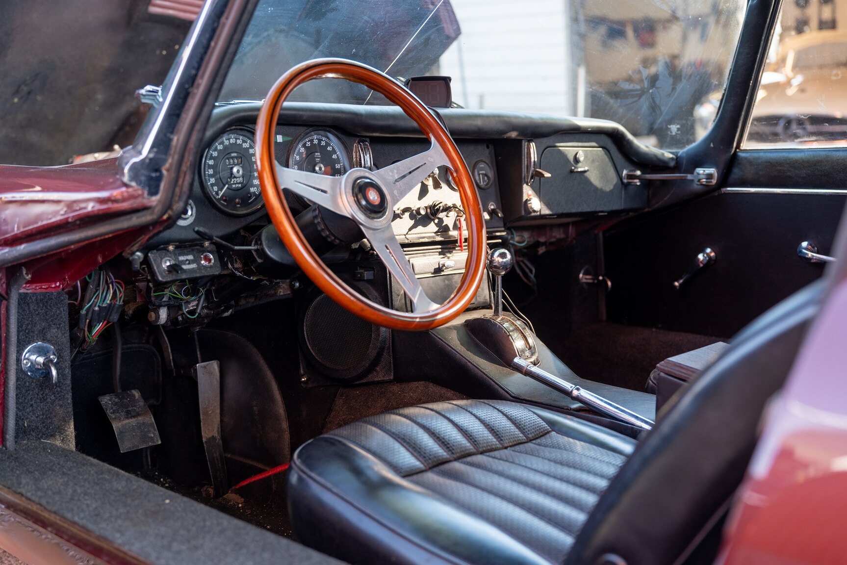 Interiörbild 1966 Jaguar E-Type Series 1 4.2