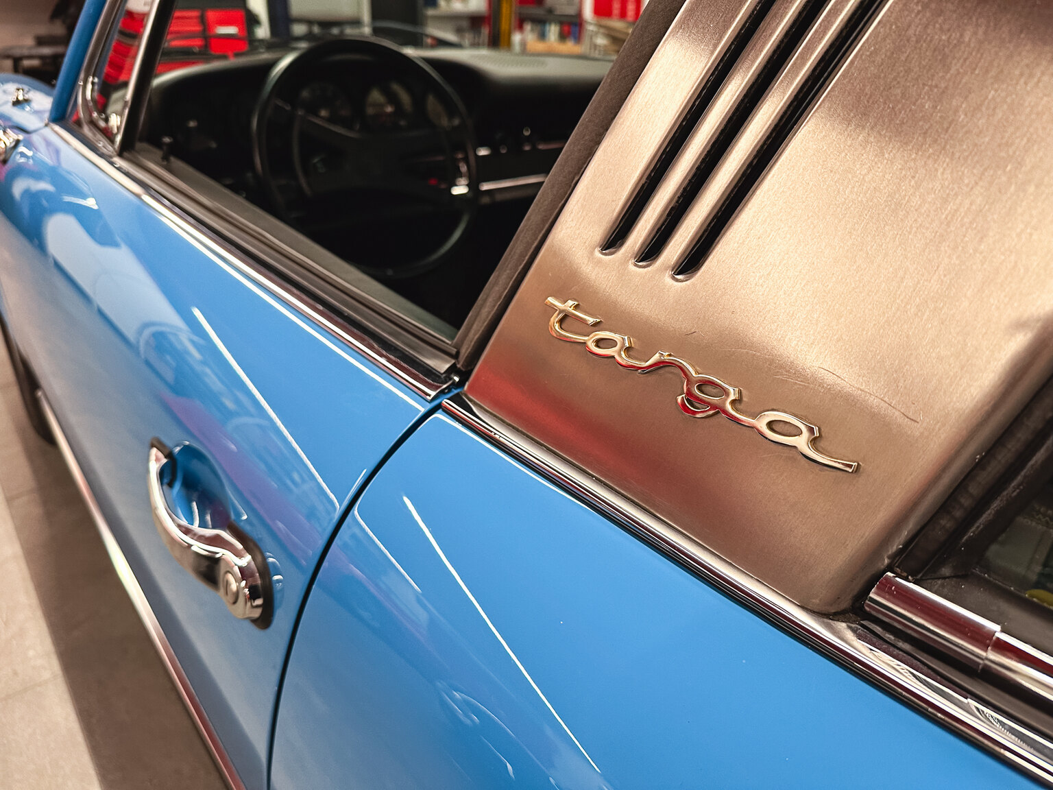 Exteriörbild på 1970 Porsche 911 E Targa