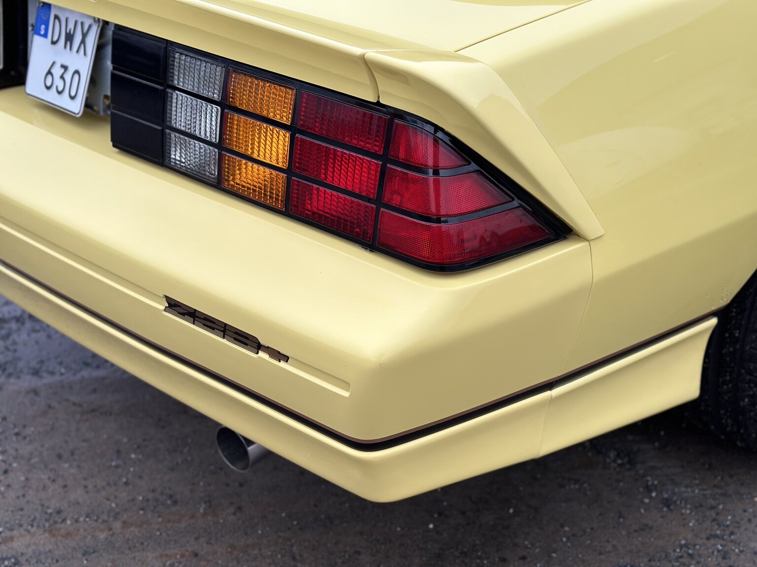 Exterior image of 1987 Chevrolet Camaro Z28