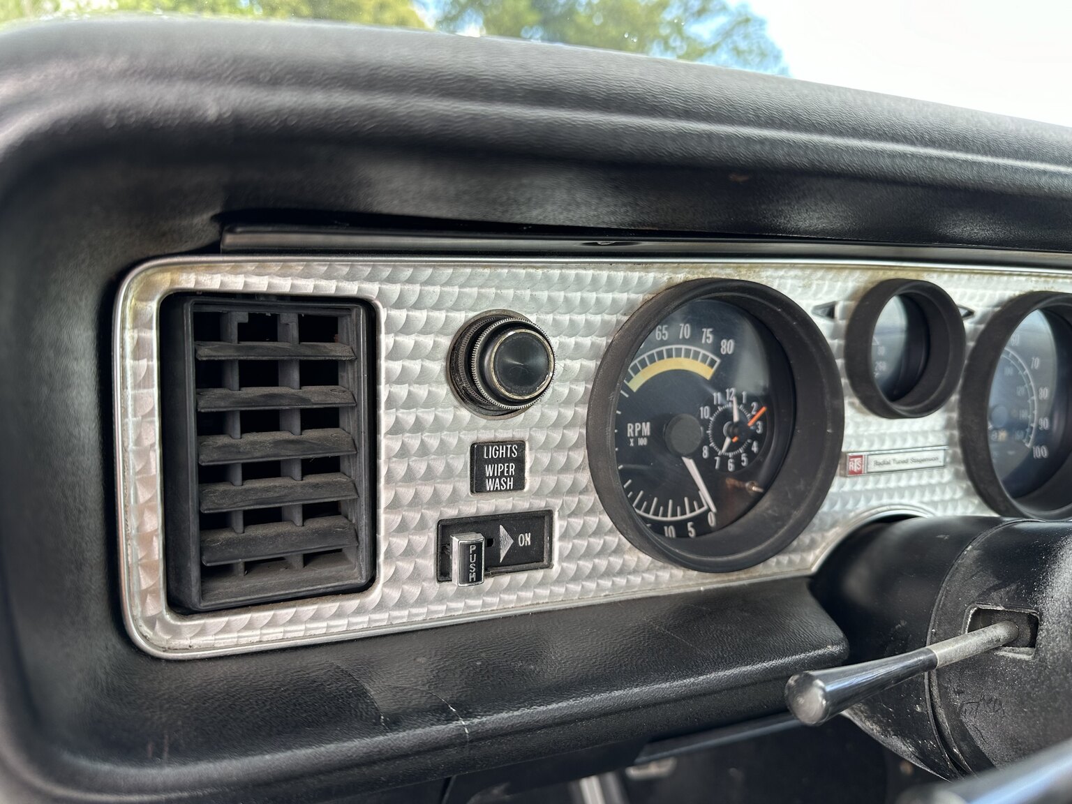 Interiörbild 1976 Pontiac Firebird Trans Am