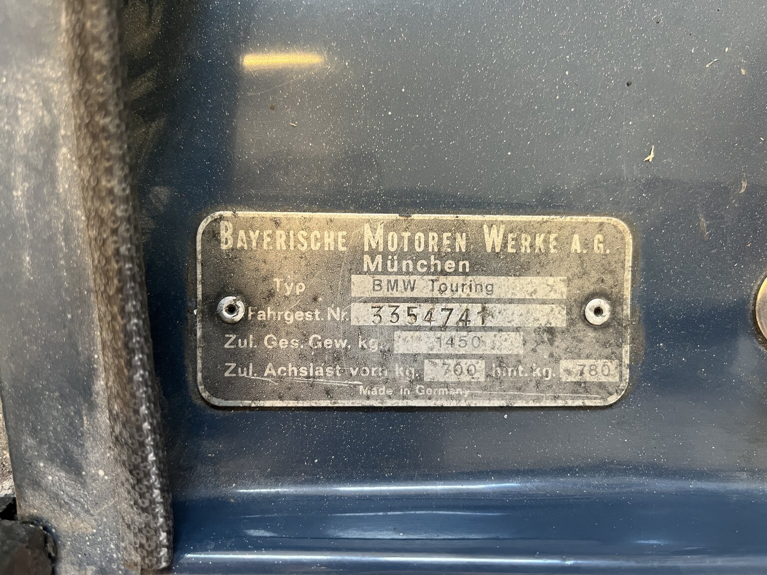 Image of 1972 BMW 2000 Touring mechanics