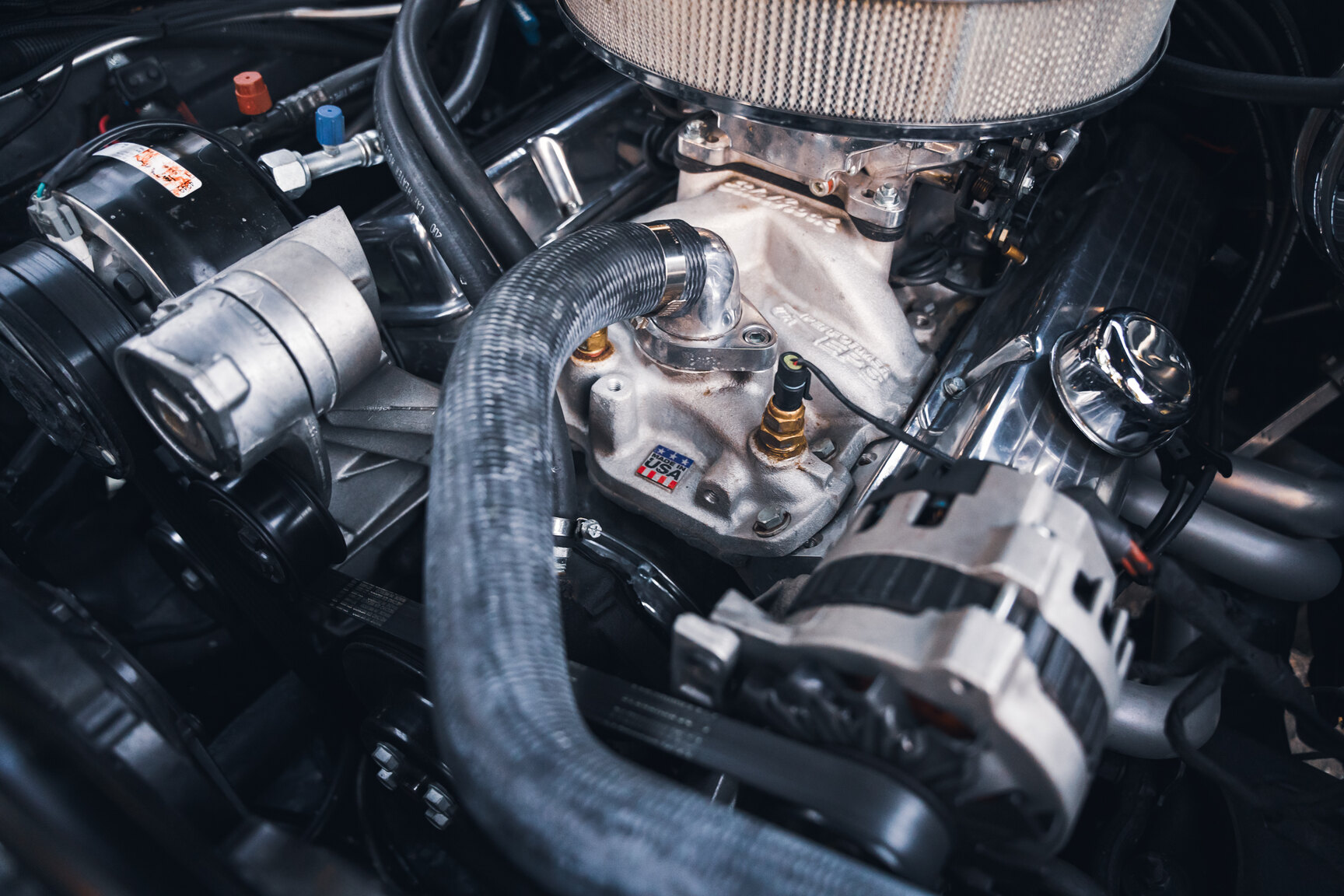 Image of 1957 Chevrolet Bel Air Sport Coupé (23) mechanics