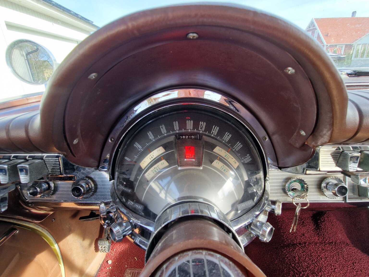 Interiörbild 1961 Chrysler Windsor Coupé