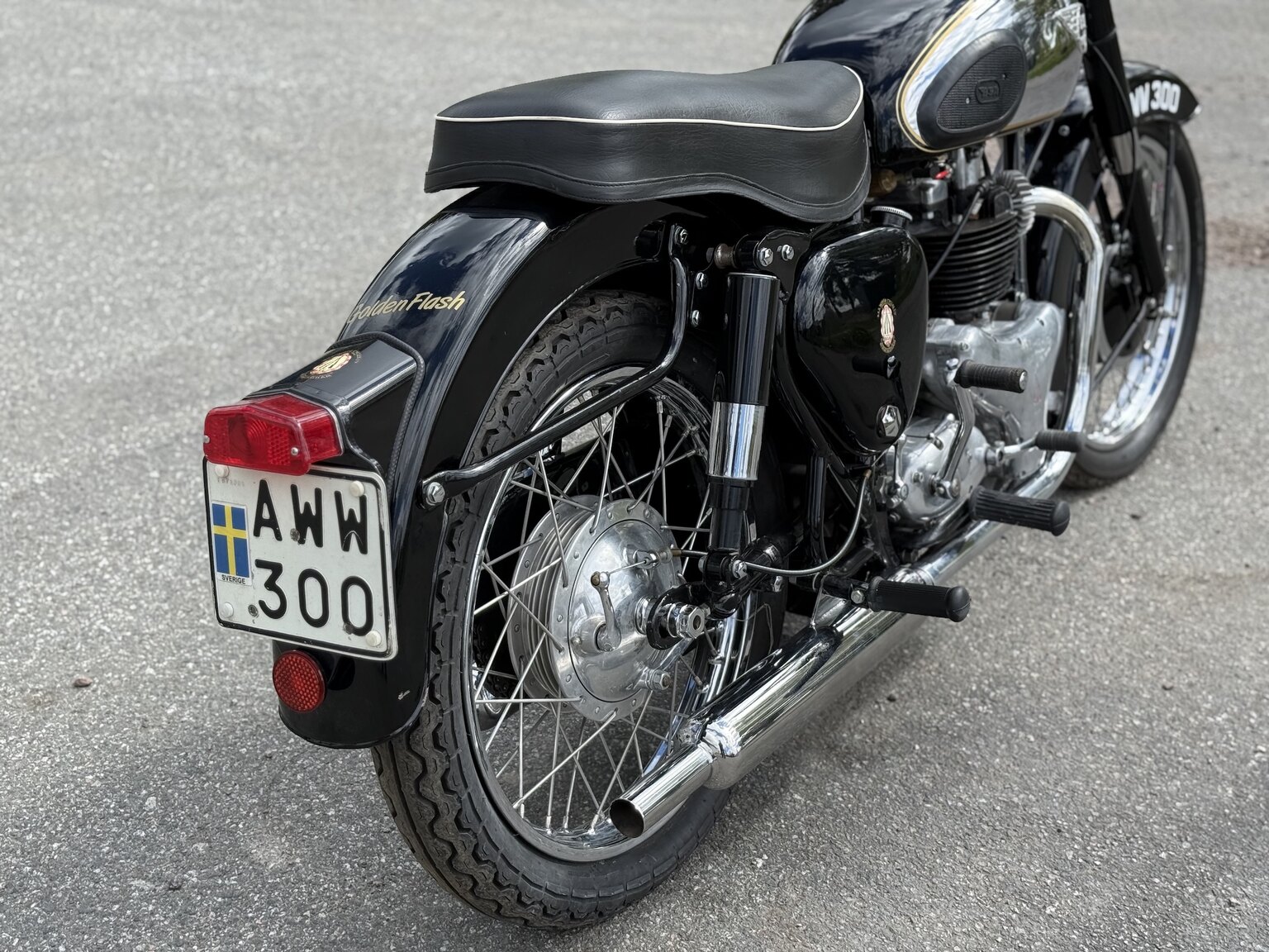 Exterior image of 1956 BSA 650 Golden Flash