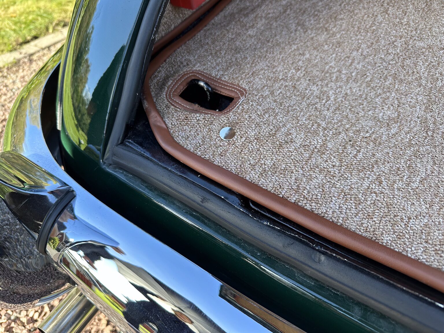 Interiörbild 1958 Jaguar XK150