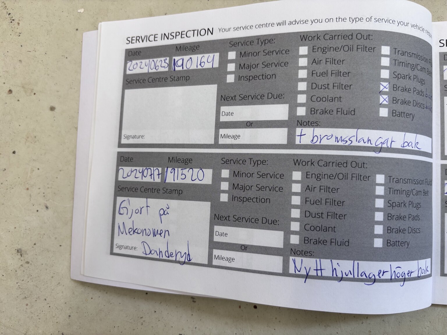 Dokumentation för 1996 BMW 728iA