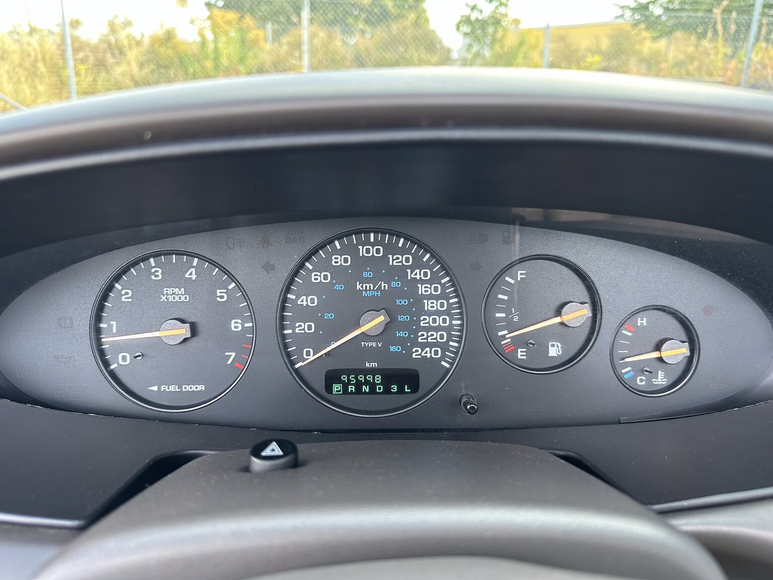 Interior image of 1996 Chrysler Stratus Cabriolet
