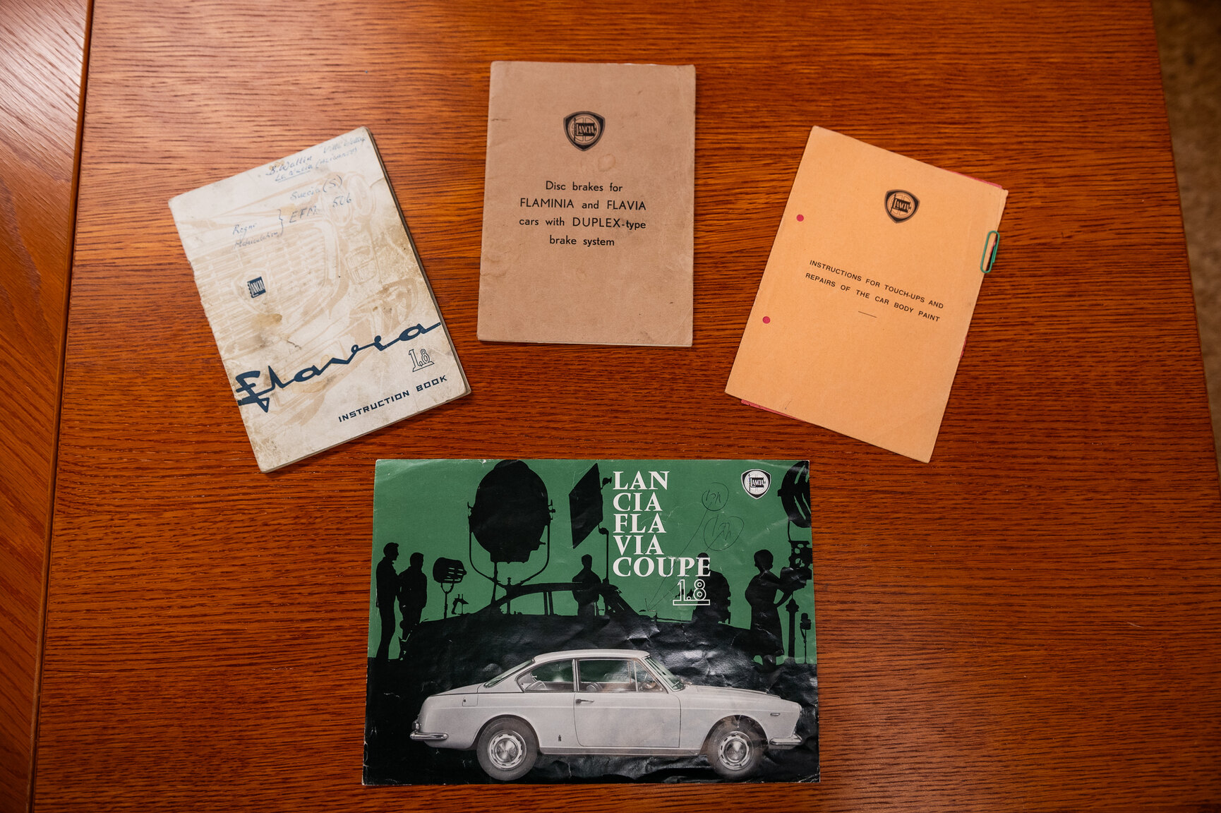 Documentation for 1965 Lancia Flavia Coupé