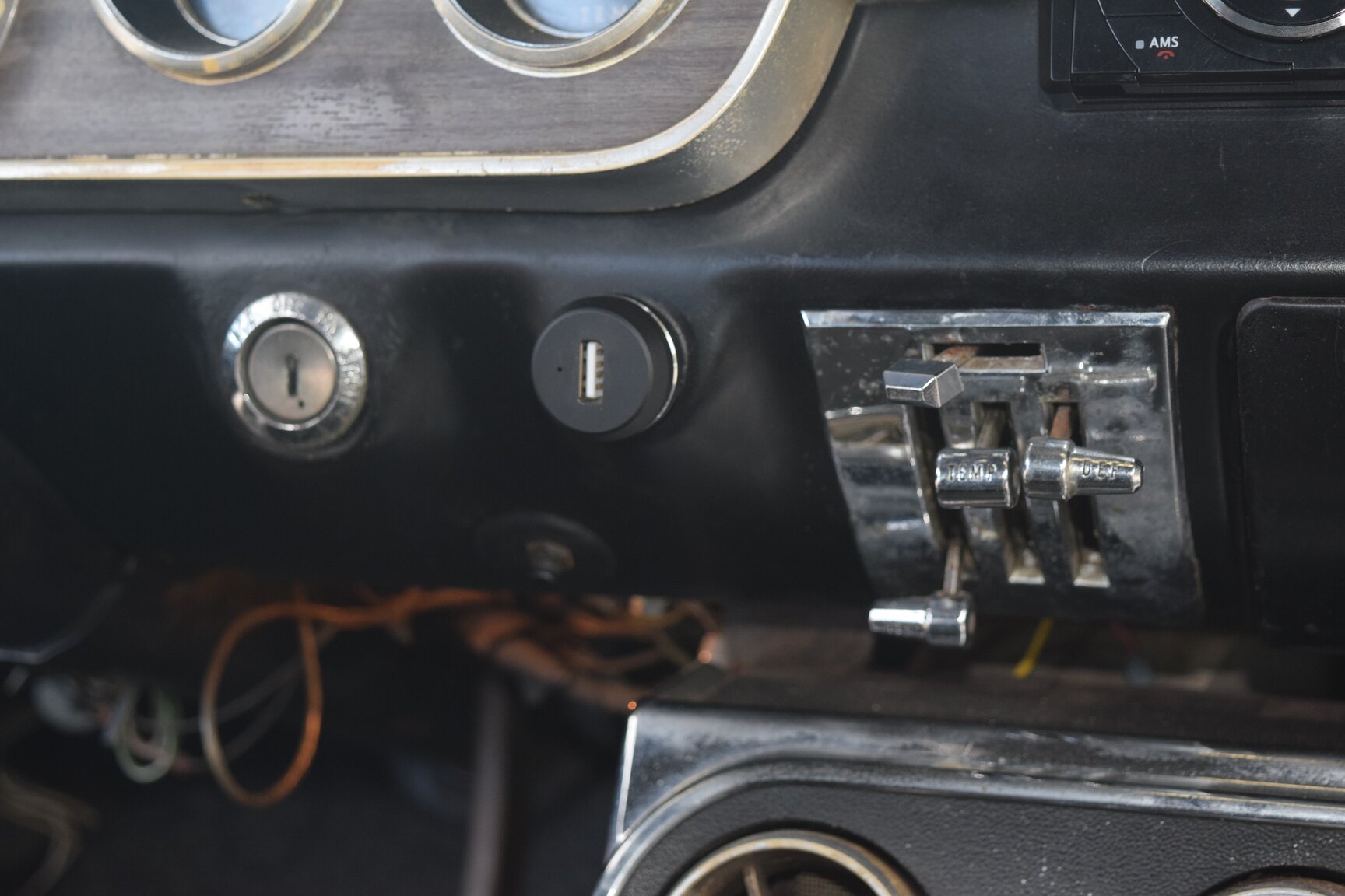 Interiörbild 1965 Ford Mustang 