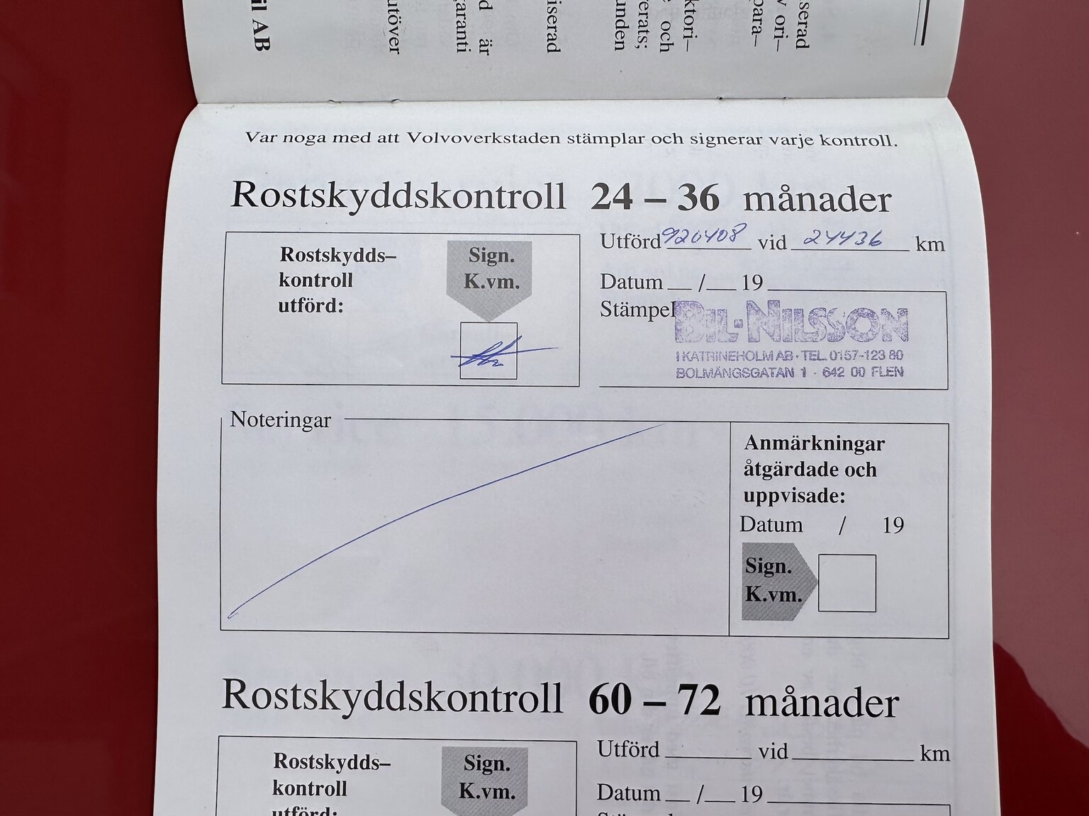 Dokumentation, 1990 Volvo 240