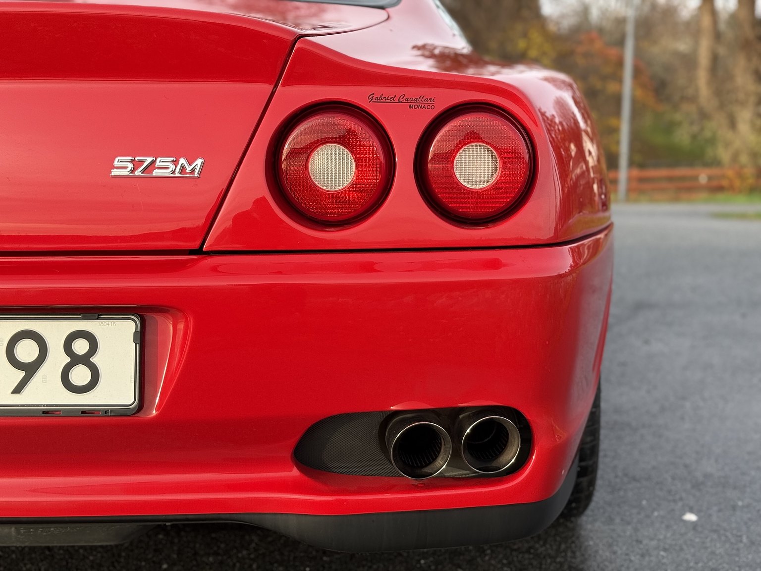 Exteriörbild på 2003 Ferrari 575M Maranello