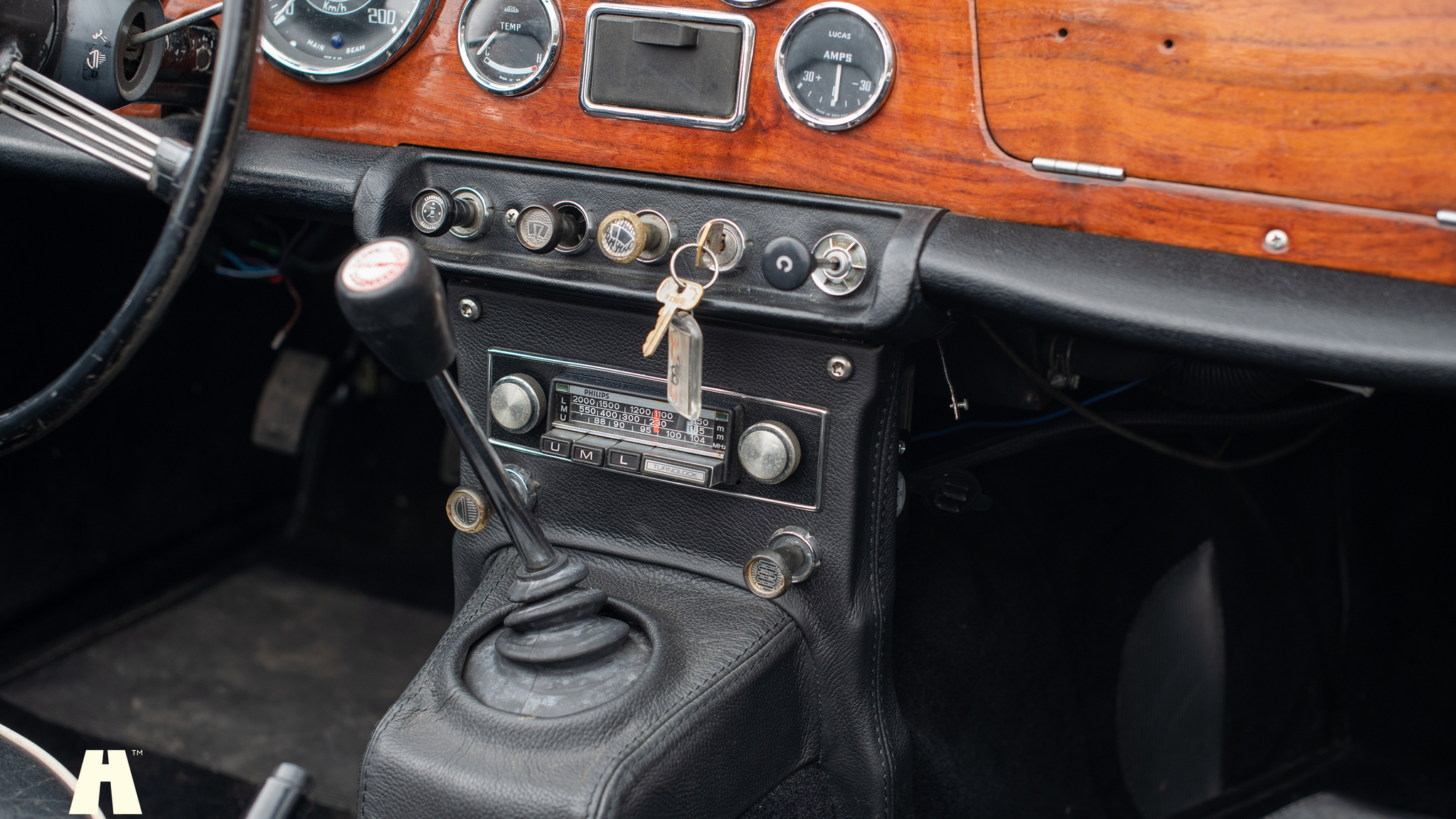 Interior image of 1966 Triumph TR4 A