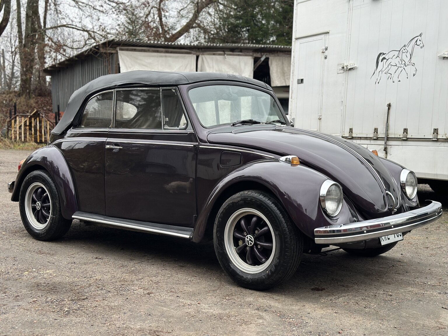 Exteriörbild på 1968 Volkswagen Beetle 1500 Cabriolet