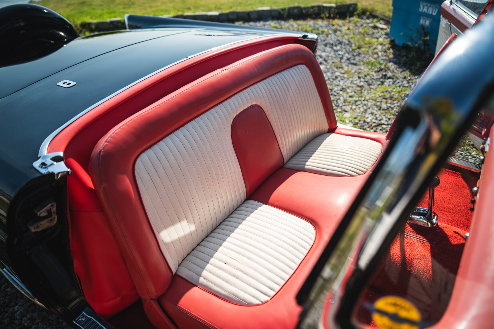 Interiörbild 1956 Ford Thunderbird