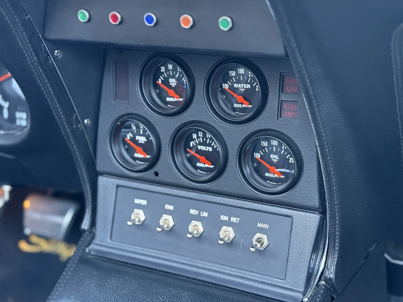 Interiörbild 1971 Chevrolet Corvette Stingray Special 598 cui V8 795 hk (20)