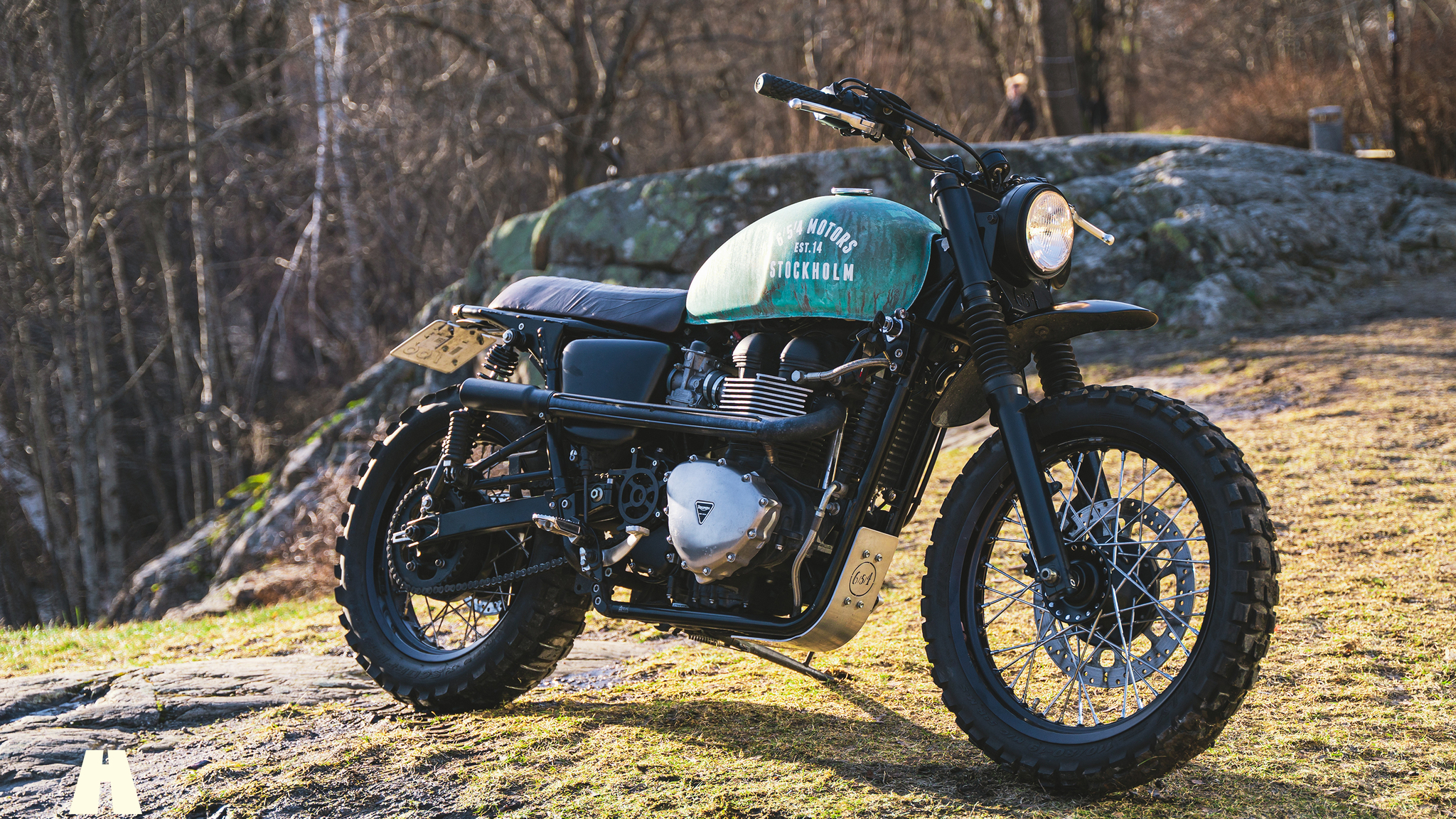 Aussenfoto 2010 Triumph Bonneville T100 "Scrambler"