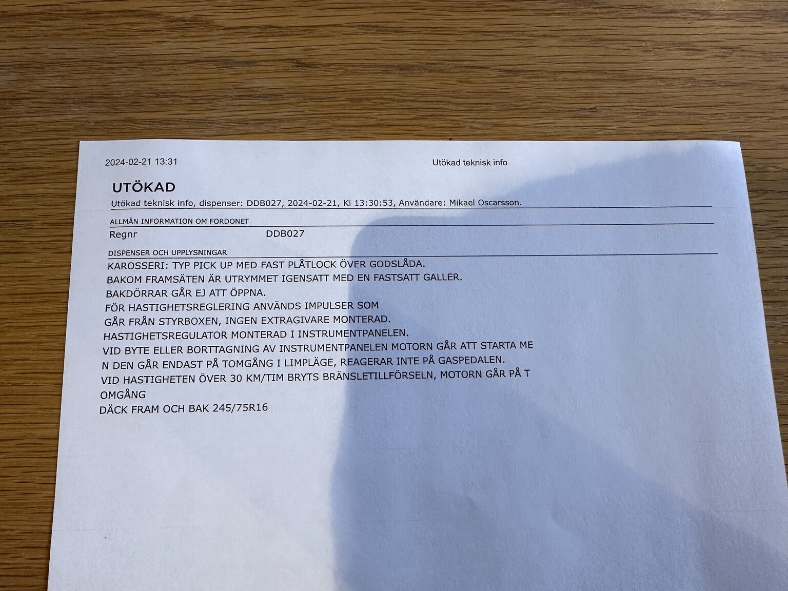 Dokumentation, 2006 Nissan Navara A-traktor (4)