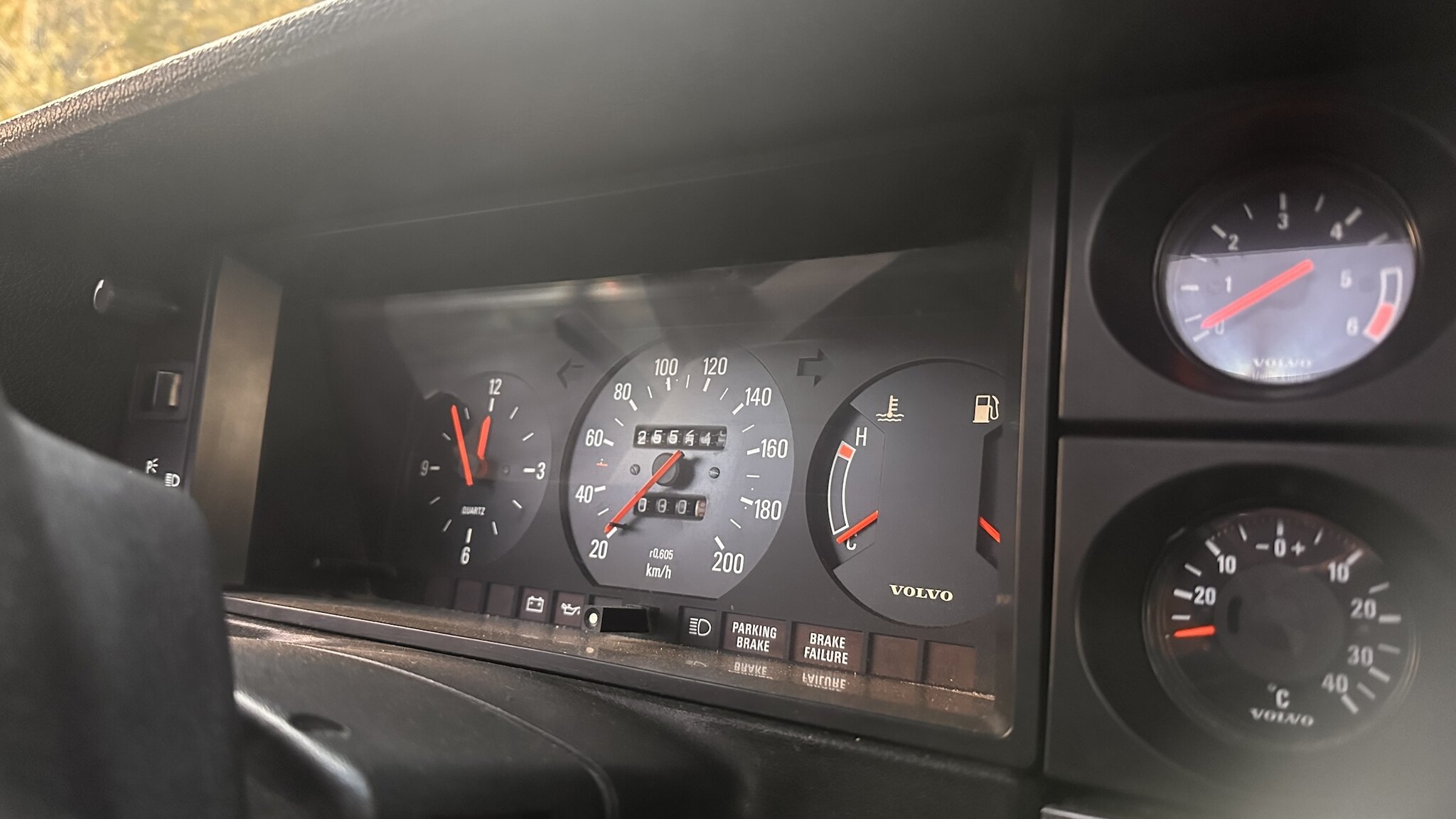 Interiörbild 1981 Volvo 244 GLE D6