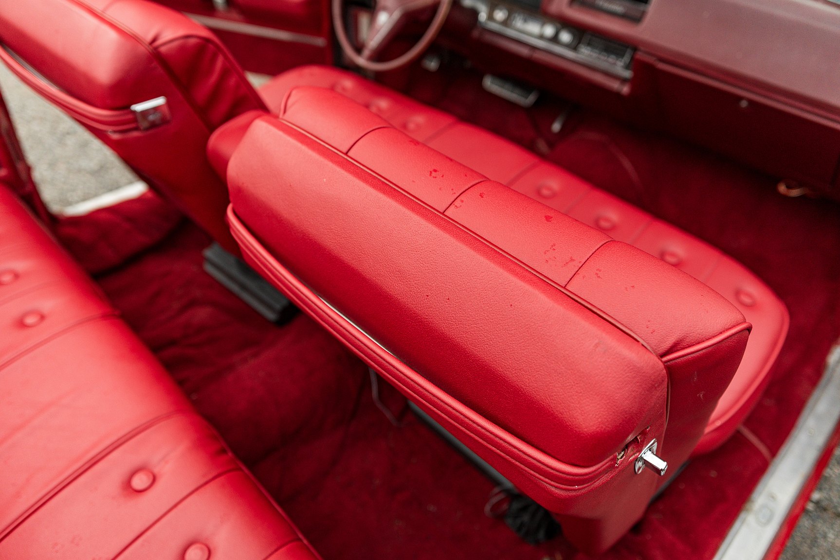 Interiörbild 1968 Cadillac DeVille Convertible
