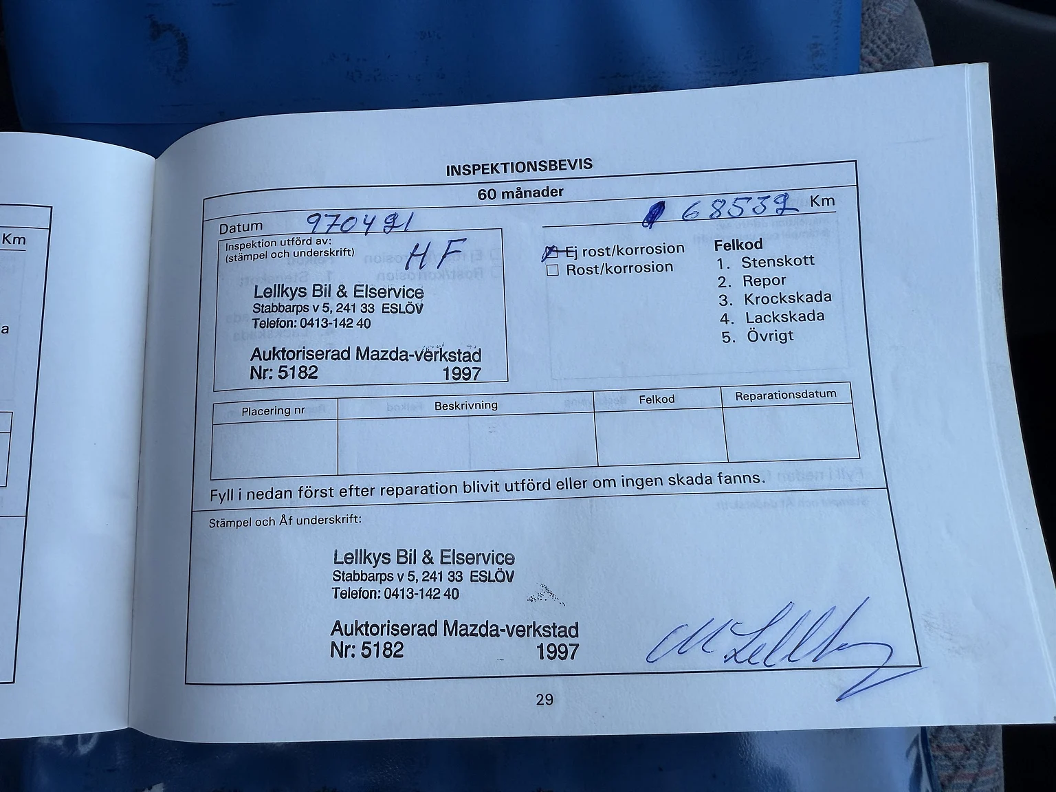 Documentation for 1992 Mazda 626 Hatchback 2.5 V6 Automatic (15)