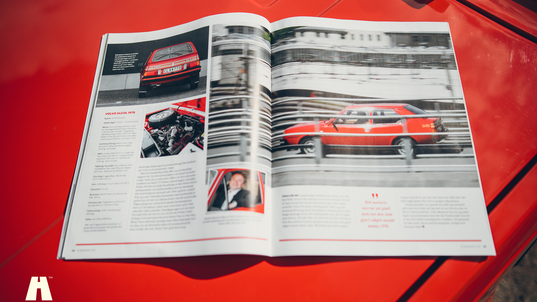 Dokumentation, 1976 Volvo 343 DL Manuell